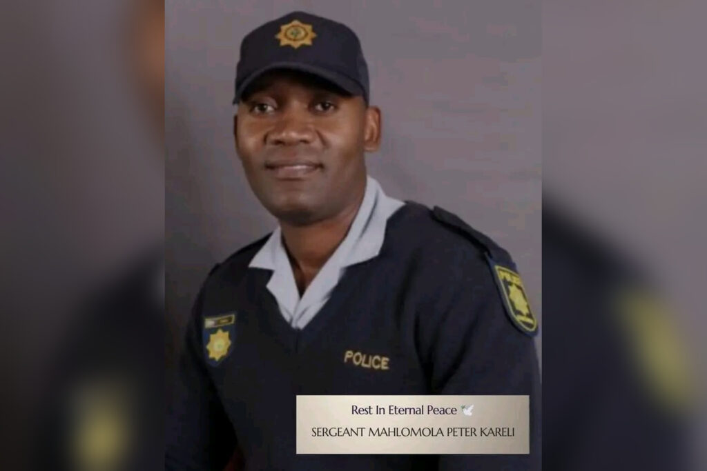 Free state provincial commissioner mourns the passing of the provincial police spokesperson Sergeant Peter Kareli