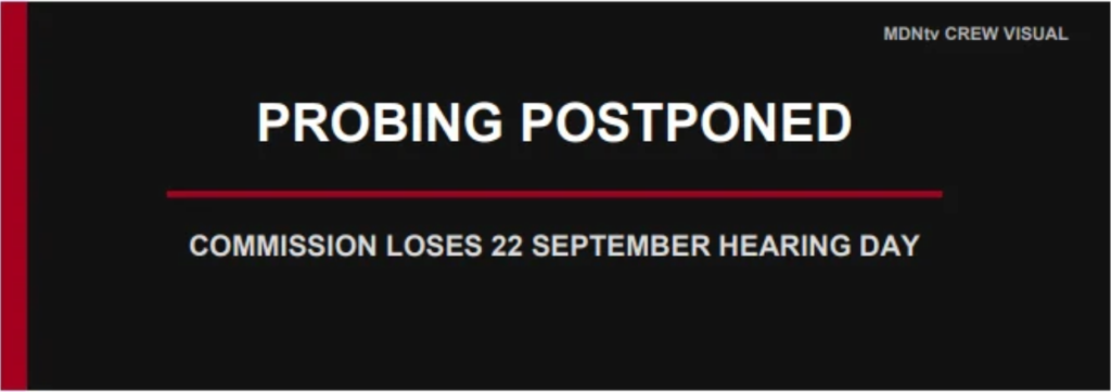 JOE “FERRARI” PROBING POSTPONED — RETURN DATE YET TO BE DETERMINED