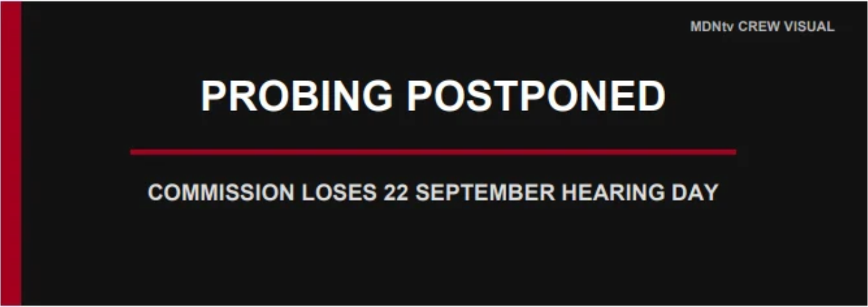 JOE “FERRARI” PROBING POSTPONED — RETURN DATE YET TO BE DETERMINED