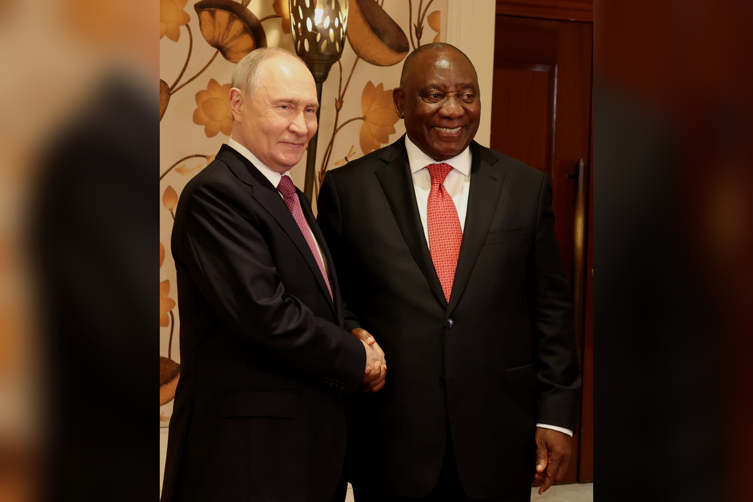 Ramaphosa Meets Putin Ahead Of BRICS Summit