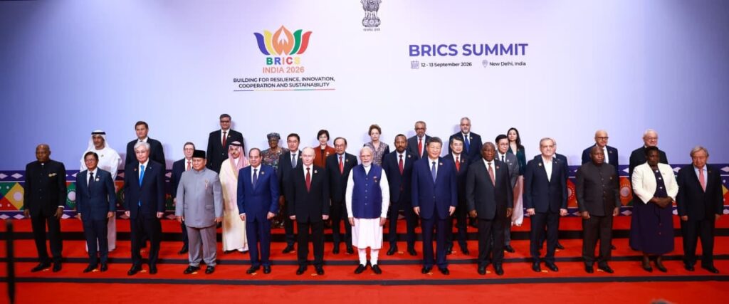 Ramaphosa joins BRICS leaders for family photo as New Delhi summit wraps