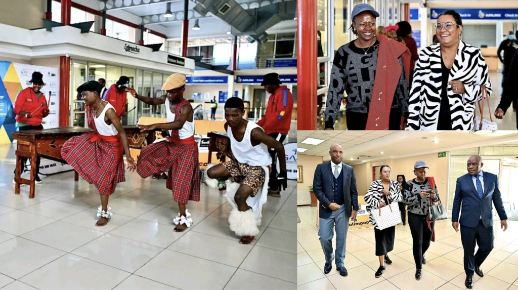 Limpopo Economic Development and Tourism MEC Tshitereke Matibe has welcomed senior government officials from Uganda and Mauritius at the Polokwane Gateway International Airport