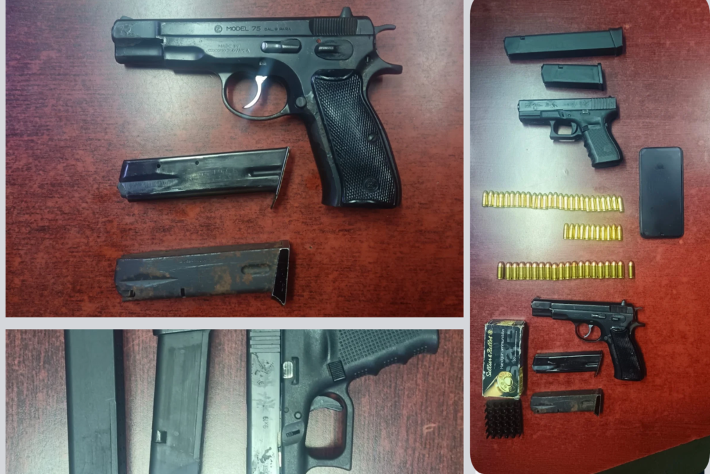 Suspect Arrested in Montclair with Unlicensed Firearms