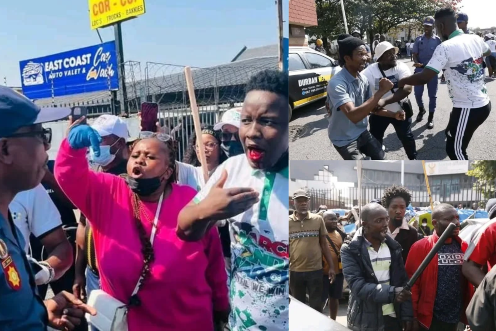 Tensions Flare in Durban as 'Clean-Up' March Sparks Violence and Assault on Police Officer