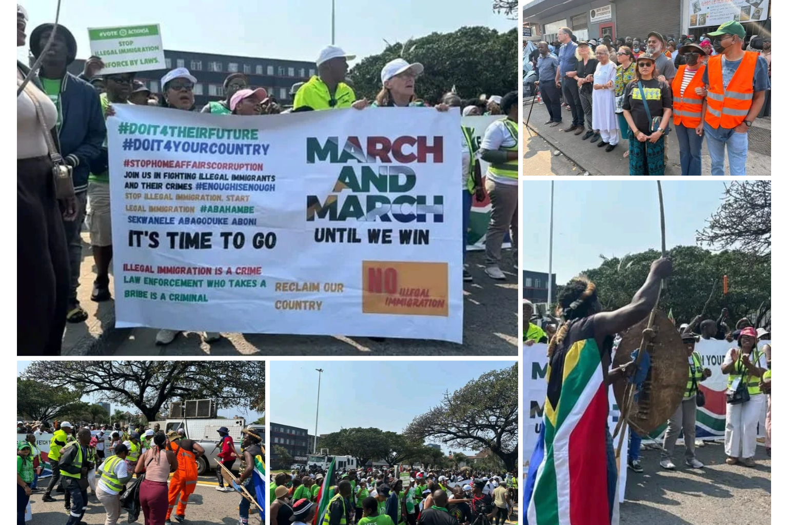 Tensions Peak in Durban as Protesters and Human Rights Activists Square Off Over Congolese Migrant Camp