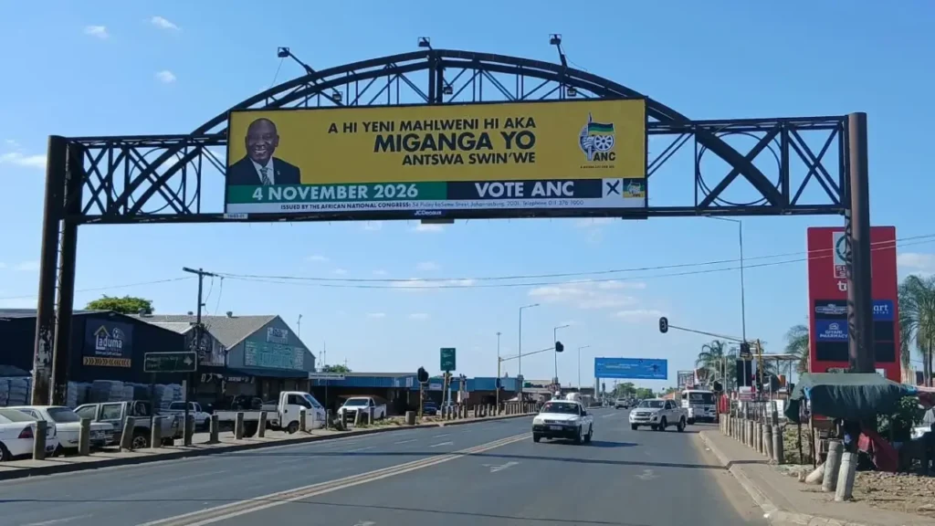 ANC Limpopo replaces error-plagued billboard in Giyani ahead of provincial rally