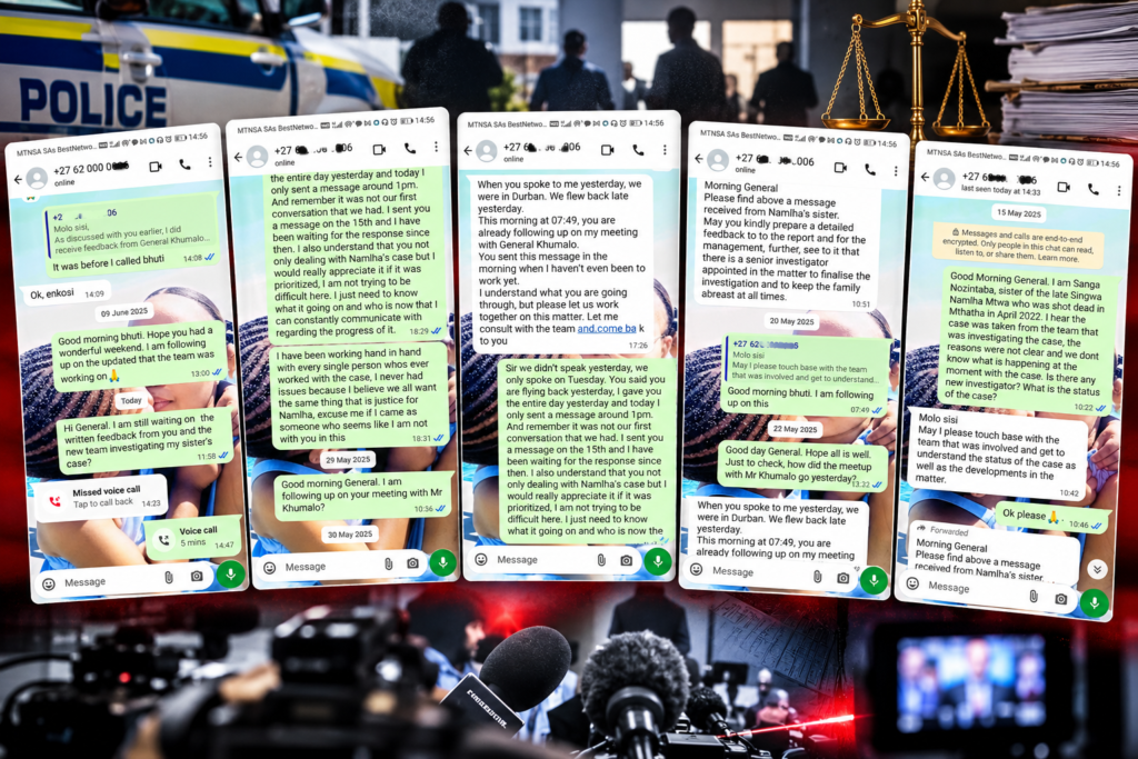 Justice Delayed WhatsApp Leaks and Bureaucracy Stall Namhla Mtwa Murder Investigation