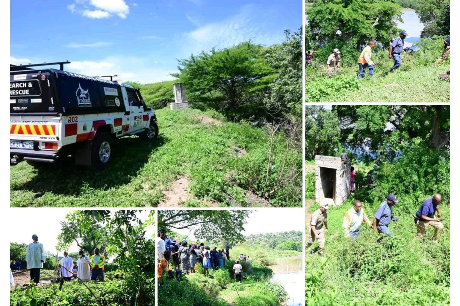 Mandeni Mayor Joins Morning Prayer And Search Of Two Boys Who Drowned At The Tugela River