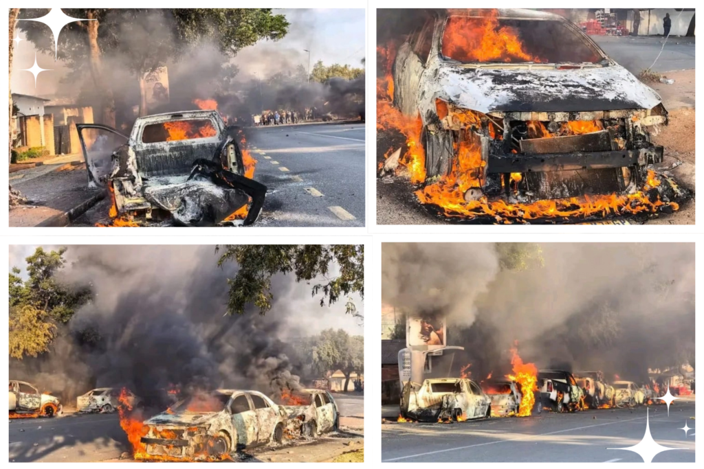 Several Cars Set Alight in Orlando West as Spaza Shop Tensions Boil Over