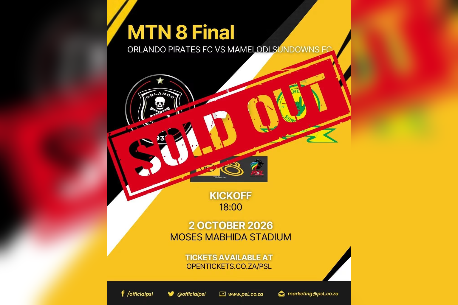 MTN8 Final tickets sell out after huge demand